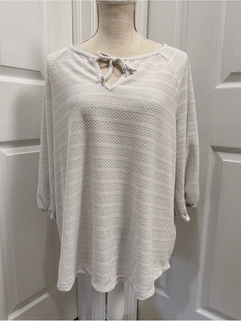 Fred David 3/4 Sleeve Blouse Size 1X